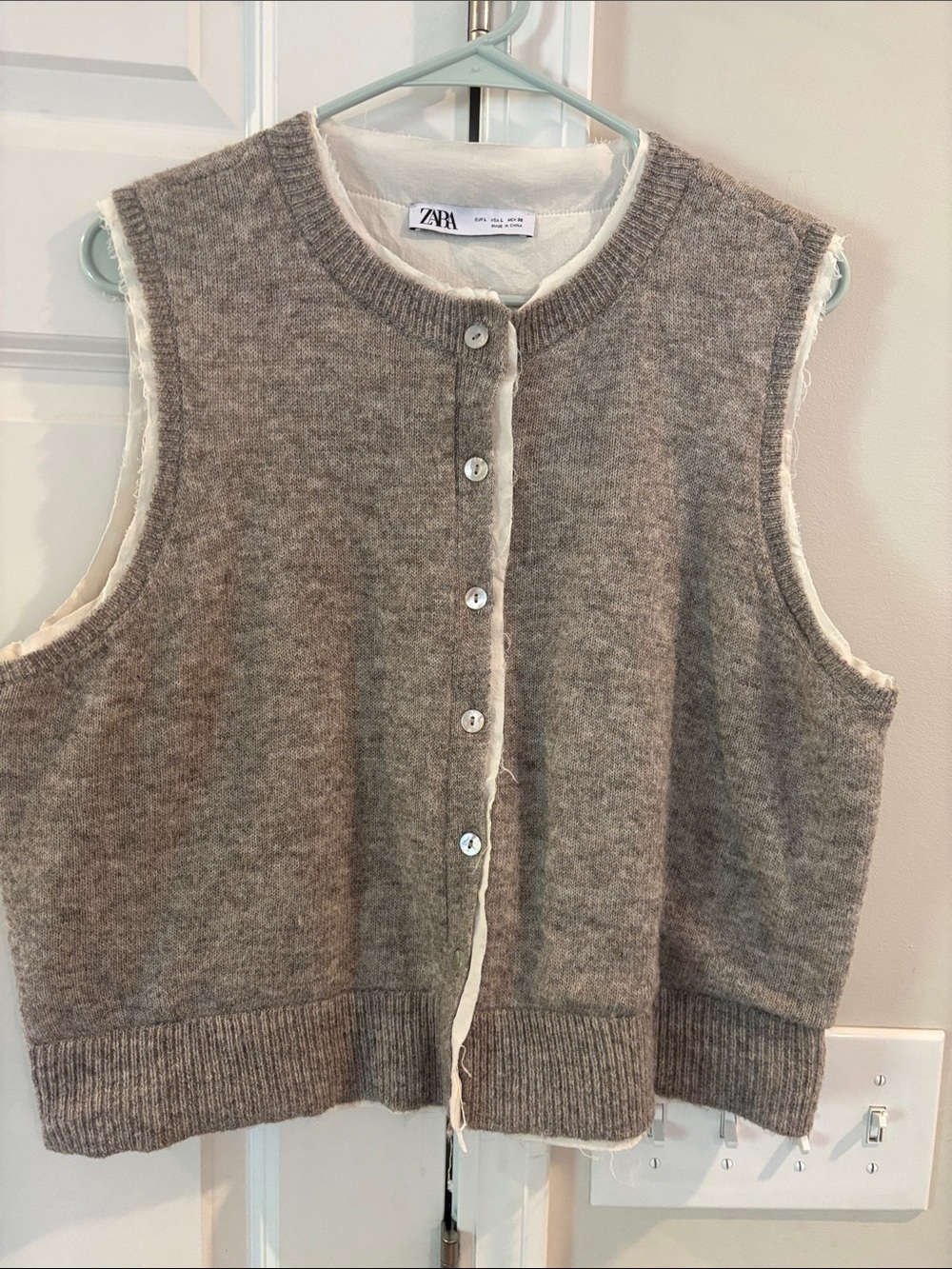 Zara sweater vest. Size large